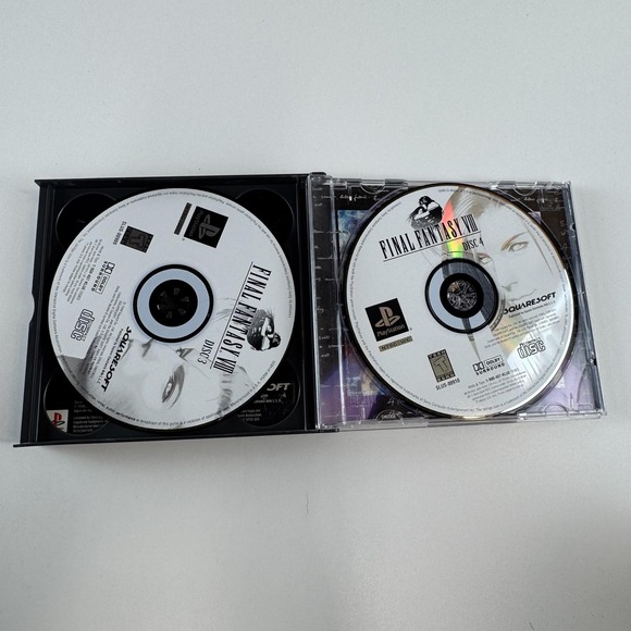 Final Fantasy VIII Sony PlayStation PS1 Black Label 4-Disc Set CIB‎ Squaresoft - Picture 8 of 10